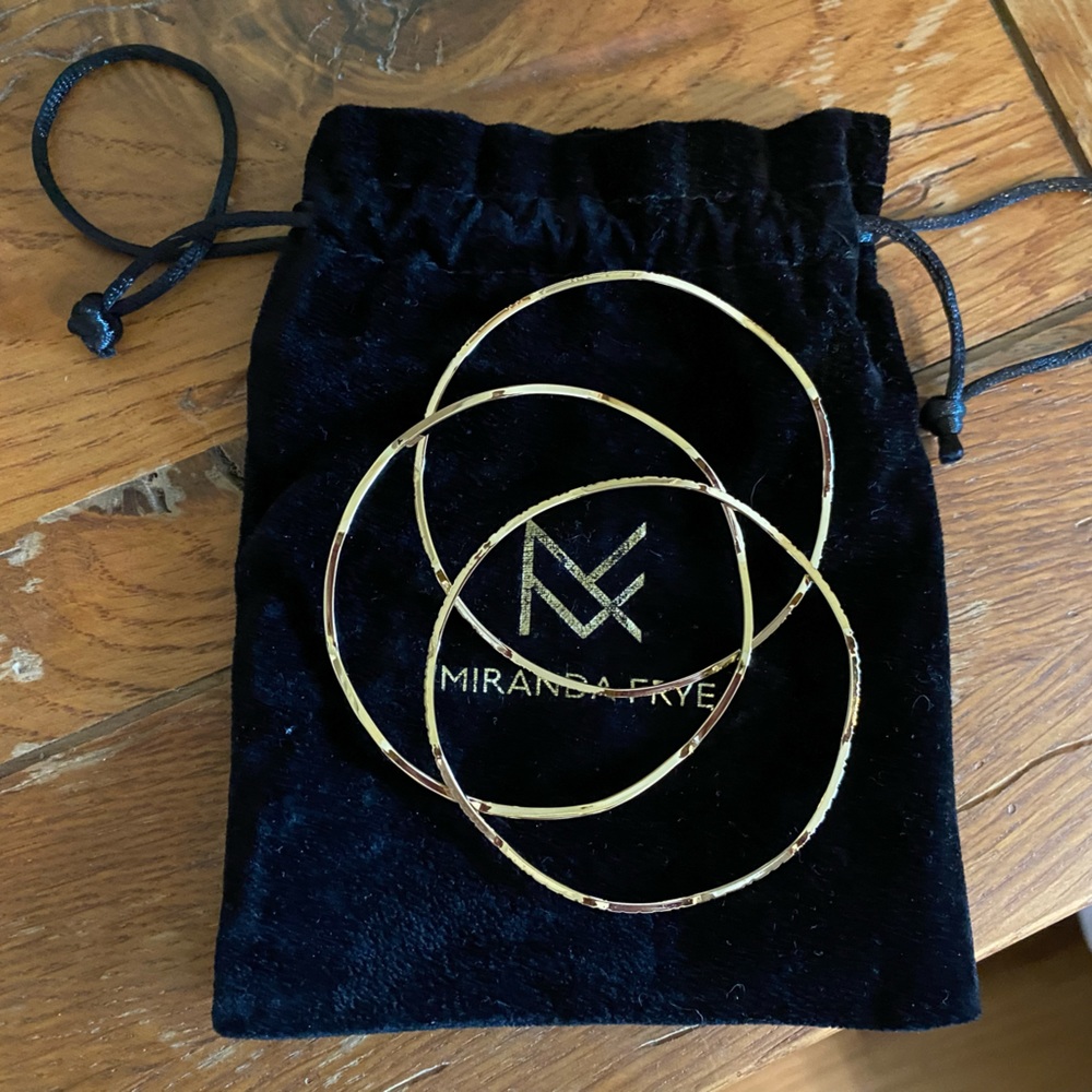 Miranda Frye Hazel bangle bracelets, set of 3